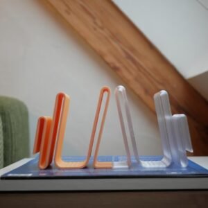 Support Vinyles Design Wavy Moderne